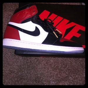 Jordan 1 custom with ice blue bottom